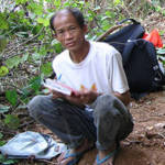 Bounyalit Savong Deputy Director, Fine Arts School, Luang Prabang, Lao PDR. Boungnalit is Deputy Director at the Fine Arts School in Luang Prabang Province. He is also a sculptor who teaches and works in rosewood. Boungnalit was born in Luang Prabang and has special interest in the minority cultures of Laos. MMAP was his first field experience on an archaeological survey. MMAP season: 2005